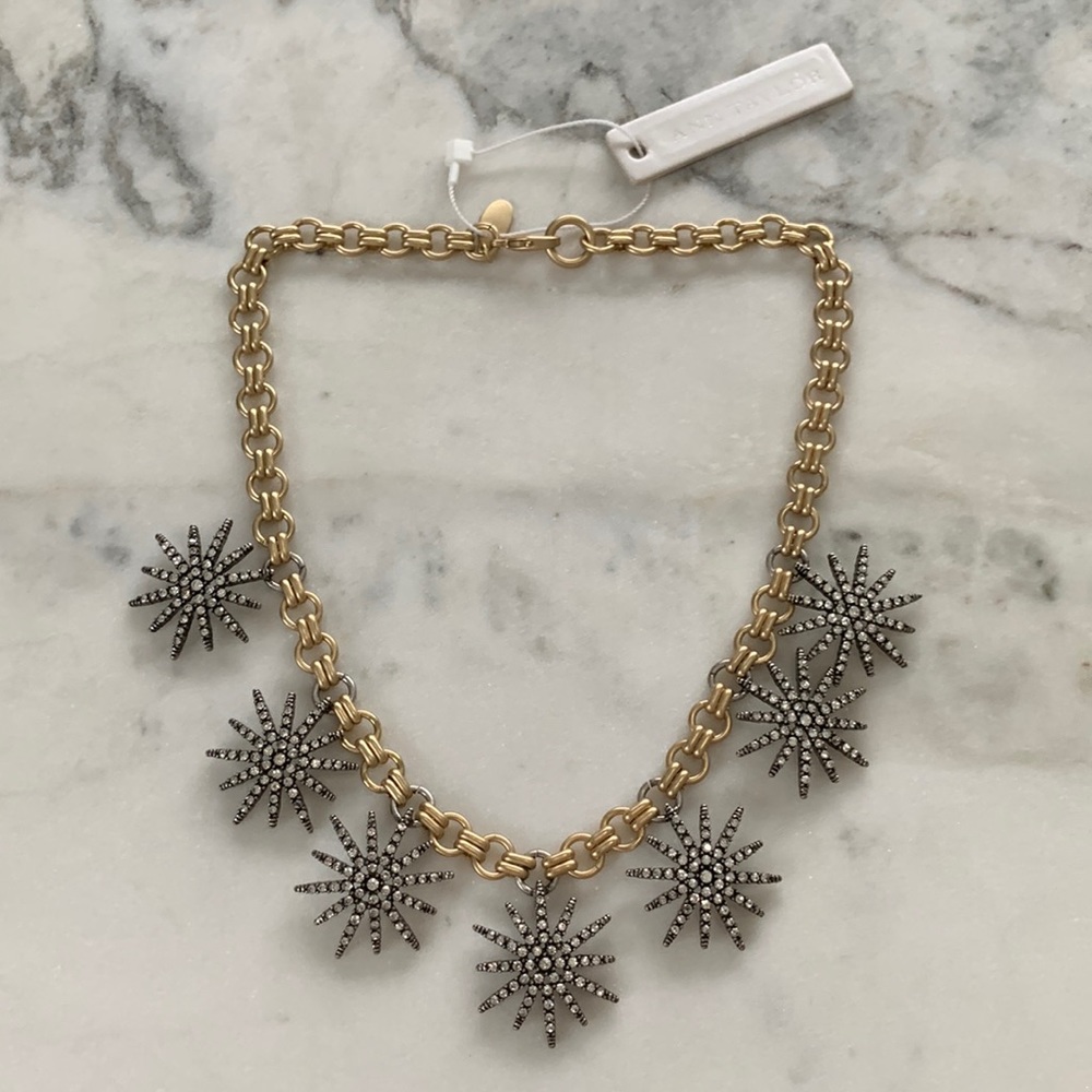 Ann Taylor Mixed Metal Star Necklace